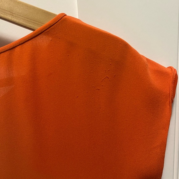 PRADA silk ruffle dress in Orange - Picture 8 of 8